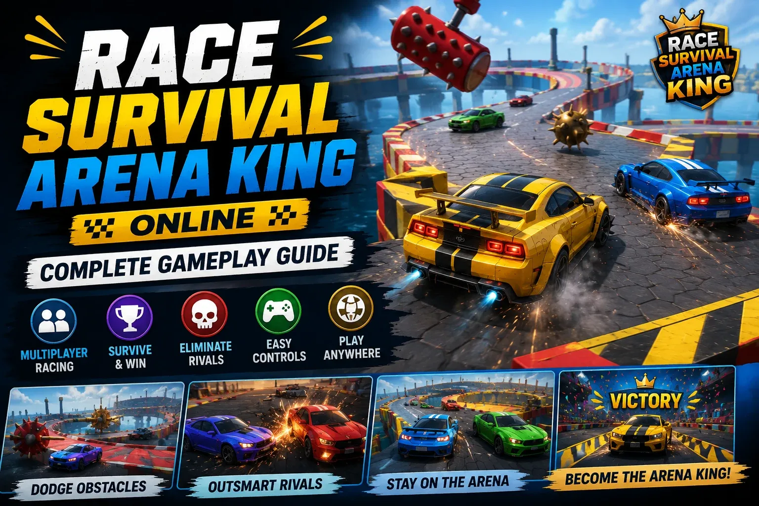 Race Survival Arena King Online Complete Gameplay Guide